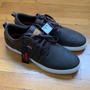 Men's Levi's Dark Brown Low Top Sneakers
